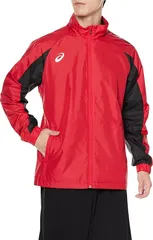 asics(アシックス) トレ－ニングウェア裏トリコットウインドブレーカージャケット 2031D535メンズ レッド/ブラック