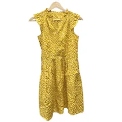 MACKINTOSH PHILOSOPHY(マッキントッシュフィロソフィー) ワンピース サイズ36 M レディース美品  - イエロー×アイボリー×ダークブラウン