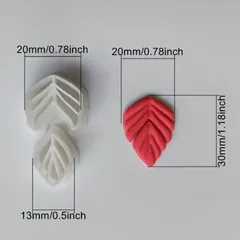 No.394 粘土カッター 葉っぱ リーフ セット ポリマークレイ 抜き型 植物 ハンドメイド アクセサリー ピアス イヤリング