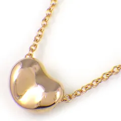 ティファニー Tiffany & Co. ネックレス ビーン デザイン ビーンズ 60957320 幅6.5mm K18PG 【中古】