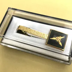 航空自衛隊 ネクタイピン 戦闘機 F-15 ゴールド色 ケース付き ビジネス アクセサリー 服飾小物
