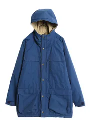 【お得なクーポン配布中!】 80s USA製 エルエルビーン 中綿 マウンテンパーカー ジャケット メンズ M / ヴィンテージ アウトドア ブルゾン ナイロン フルジップ マンパ