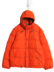 【お得なクーポン配布中!】 ポロ ラルフローレン ダウン ジャケット メンズ M / 古着 ナイロン 脱着 フード フルジップ ハイネック ブルゾン ジャンパー ワンポイント