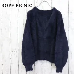 ★美品　ROPE PICNIC　ロペピクニック　フェイクファージャケット　ラグジュアリー　パールボタン　38