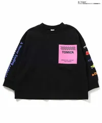 TOMICA×BREEZE グラフィックTシャツ　BREEZE J106886　トミカ　ブラック