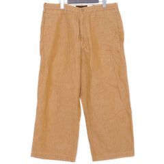AURALEE WASHED FINX CHINO TAPERED PANTS サイズ4 ベージュ A8AP02CN