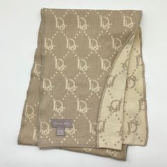 Christian Dior ディオール 大判 特大 ストール ベージュ 総柄 - メルカリ