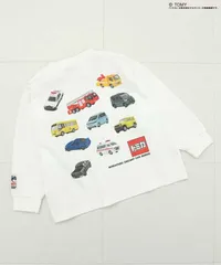 TOMICA×BREEZE グラフィックTシャツ　BREEZE J106886　トミカ　オフホワイト