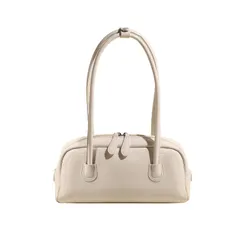 [MORGEN SKY] ショルダーバッグ レディース PU レザー ハンドバッグ スクエア型 カバン サコッシュ おしゃれ 脇下 通勤 JK 通学 Y2K 肩掛け 小型 コンパクト 大容量 多用途 横長 BAG008