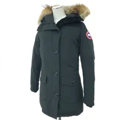 CANADA GOOSE カナダグース ダウンコート サイズ:XS ブロンテパーカー/ファー付き 2603JL   ブラック レディース / 240001176515