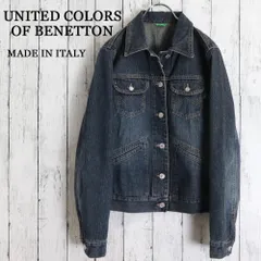 ★美品　イタリア製　ユナイテッドカラーズオブベネトン　デニムジャケット Gジャン　トラッカージャケット　正規品