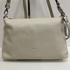美品YONFA スタッズ トートバッグ 2way シルバー/本革ホワイト - メルカリ