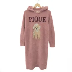 gelato pique ジェラートピケ ワンピース サイズ:F トイプードル/ルームウェア/長袖/フード    ピンク レディース / 240001178395