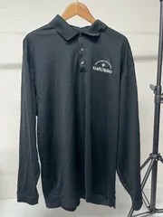 NIKE DRI-FIT GOLF ラガーシャツ ブラック US古着