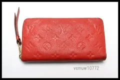 ■LOUIS VUITTON モノグラムアンプラント ポルトフォイユスクレットロン レザー ラウンドファスナー 長財布 ルイヴィトン ■0108pf45888