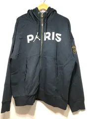 031002 NIKE Air Jordan PSG Paris Saint Germain L Travel Fleeze Full Zip Hoodie ジップ パーカー CV9910-010 ジョーダン パリ サンジェルマン ナイキ