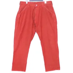 EVISU ストレートデニムパンツ サイズ36 レッド