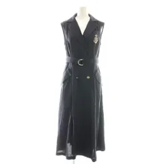 グレースクラス GRACE Class マリンジレドレス ワンピース ロング 36 ネイビー /DF ■OS