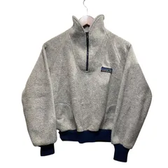 80s patagonia Fleece Jacket 灰 L グレー パタゴニア フリース 初期