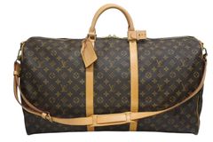 ルイヴィトン  キーポル55 M41424 ルイヴィトン モノグラム キーポル55 USA製 ブラウン M41424 メンズ