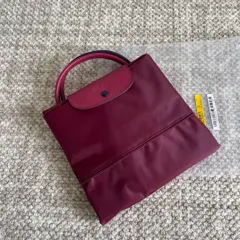 👜✨🌈【新品 未使用】Longchamp ロンシャン ハンドバッグトートバッグ　超大容量  帰省　旅行バッグ 抜群　ファション　人気  70 周年記念限定モデル 　男女兼用　ワインレッド