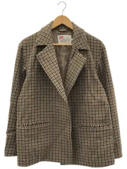 Traditional Weatherwear (トラディショナルウェザーウェア) ■ ③ L242KGFCO0433MH BARDNEY バードニー ガンクラブチェックウールジャケット レディース ブラウン サイズ34のサムネイル