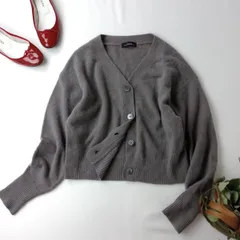 green label relaxing グリーンレーベルリラクシング ユナイテッドアローズ FOX MIX  FFC キリカエ Vネック ニット カーディガン (65E＋9785)25F