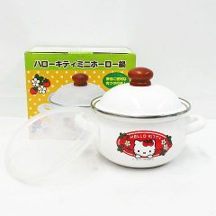 Hello Kitty ホーロー鍋 両手鍋 IH対応 - メルカリ