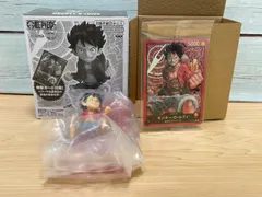 【豊】ワンピース モンキー・D・ルフィ L ST01-001 レカフィグ リーダーパラレル 金文字 カード未開封 箱開封済【555CK】A20