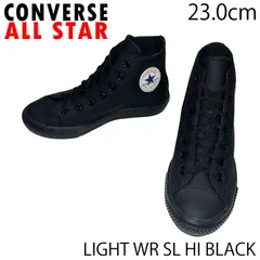 【USED／23.0㎝】CONVERSE ALL STAR LIGHT WR SL HI ブラック