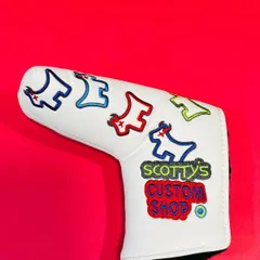 スコッティキャメロン　新作パターカバー　SMALL DOGホワイト　検索スコッチキャメロンパターカバー