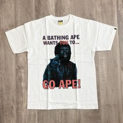 ✨レア✨ a bathing ape 初期復刻 猿の惑星 GO APE Tシャツ - メルカリ