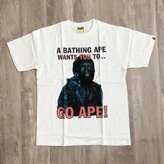 ★新品★ 復刻 猿の惑星 GO APE Tシャツ Mサイズ a bathing ape BAPE エイプ ベイプ アベイシングエイプ NIGO myi48