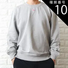 種類10:ホワイト/L 【並行輸入品】ディーゼル スウェットシャツ トレーナー メンズ ミニマルD ロゴ ホワイト グレー DIESEL A04075 0BAWT