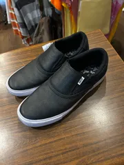 A-1691 NIKE SB ナイキエスビー ZOOM VERONA ズームベローナ スリッポン レザー スニーカー  ブラック サイズ26.5cm