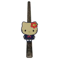 【メール便】ハローキティ 前髪クリップ マスコット付きロングクリップ ブレザー サンリオ ケイカンパニー ヘアアクセ キャラクター グッズ 