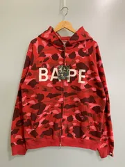 【中古品】A BATHING APE アベイシングエイプ 90S BAPE CAMO HOODIE フルジップパーカー 【142-260120-AS-8-min】