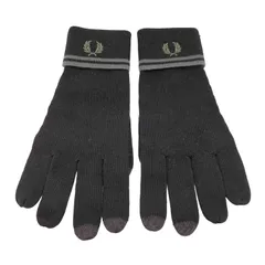 フレッドペリー FRED PERRY TWIN TIPPED MERINO WOOL GLOVES ツイン ティップド メリノ ウール グローブ メンズ  Lのサムネイル