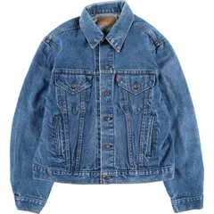 古着 80~90年代 リーバイス Levi's 70506-0216 虎柄 タイガー柄 デニムジャケット Gジャン USA製 メンズM相当 ヴィンテージ/eaa515331