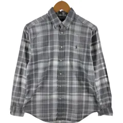 古着 ラルフローレン Ralph Lauren 長袖 ボタンダウンチェックシャツ レディースS相当/eaa524039