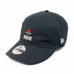 【ニューエラ正規品】ニューエラ New Era® NEW ERA® 帽子 キャップ  9THIRTY PlayStation プレイステーション ファミリーマーク ニューエラロゴ ブラック(商品番号：14693417)