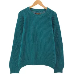 古着 80~90年代 エディーバウアー Eddie Bauer 黒タグ コットンニットセーター メンズM相当 ヴィンテージ/eaa532258