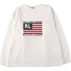 古着 00年代 ラルフローレン Ralph Lauren POLO JEANS COMPANY ロゴスウェットシャツ トレーナー メンズM相当/eaa531457