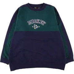 古着 90年代 MICKEY UNLIMITED MICKEY MOUSE ミッキーマウス キャラクタースウェットシャツ トレーナー レディースXL相当/eaa540471