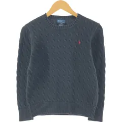 古着 ラルフローレン Ralph Lauren POLO by Ralph Lauren ケーブル編み コットンニットセーター レディースL相当/eaa539518