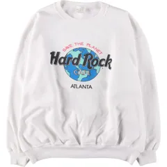 古着 90年代 HARD ROCK CAFE ハードロックカフェ アドバタイジング スウェットシャツ トレーナー USA製 メンズXL相当/eaa557222