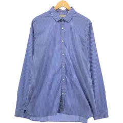 古着 バーバリー Burberry's LONDON ストライプ柄 長袖 ストライプシャツ メンズXL相当/eaa560168