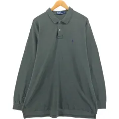 古着 ラルフローレン Ralph Lauren POLO by Ralph Lauren 長袖 ポロシャツ メンズXXL相当/eaa559643