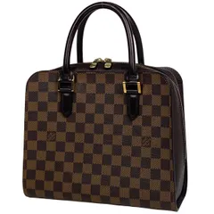 【在庫一掃】 ルイ・ヴィトン Louis Vuitton トリアナ 手提げ ハンドバッグ ダミエ ブラウン N51155 レディース 【中古】