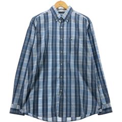 美品 ETRO エトロ 胸刺繍 チェック柄 長袖 シャツ チェックシャツ 43
